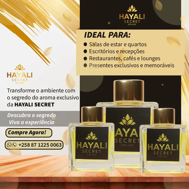 Hayali Secret — Lançamento de fragrâncias