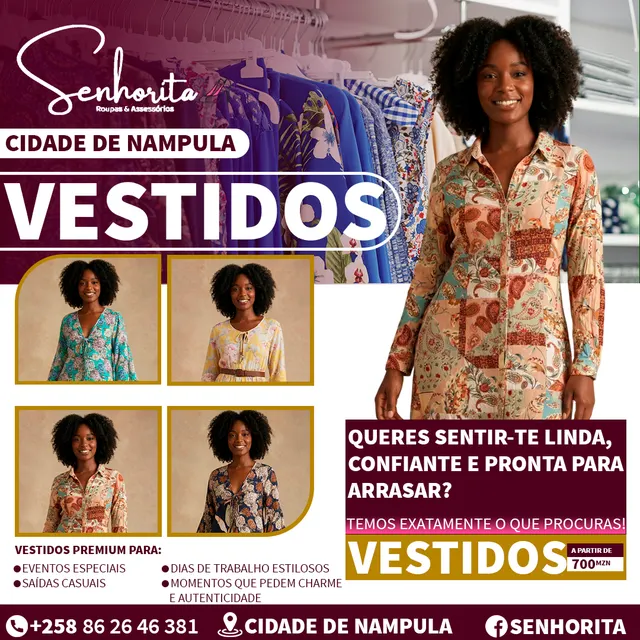 Senhorita — Coleção de vestidos